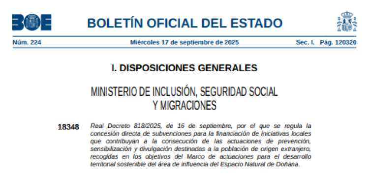 boe subvenciones